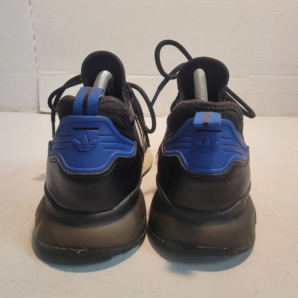 Adidas ZX 2K Boost Black White Blue Sizez 6.5Y
